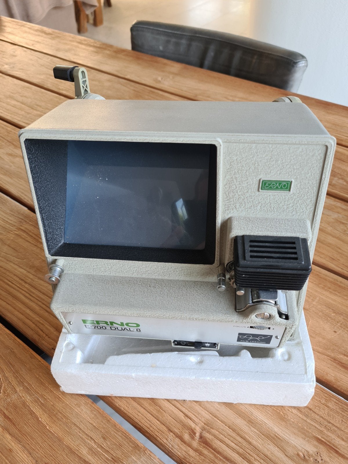 Erno E-700 D-8 Filmbetrachter / Visionneuse / Editor Viewer, Ophalen