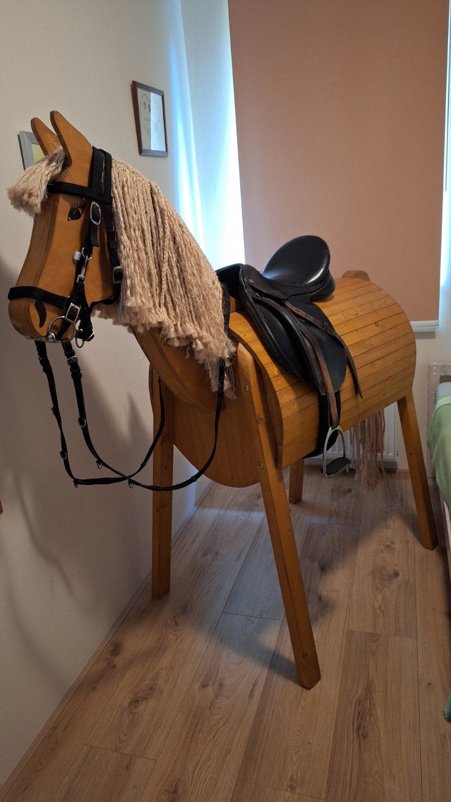 Houten paard, speelparadijs, tuinpaard, Ophalen, Zo goed als nieuw, Overige typen