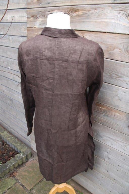 Jurk bruin Sophia Pigozzi mt L Vaste prijs, Kleding | Dames, Sophia Pigozzi, Bruin, Verzenden, Maat 42/44 (L)
