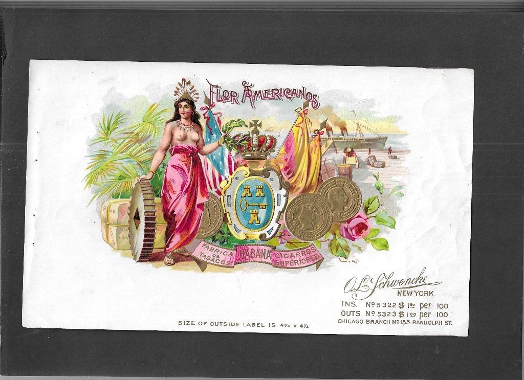 Etiket scan V5590, Ophalen of Verzenden, Gebruikt, Sigarenbandjes