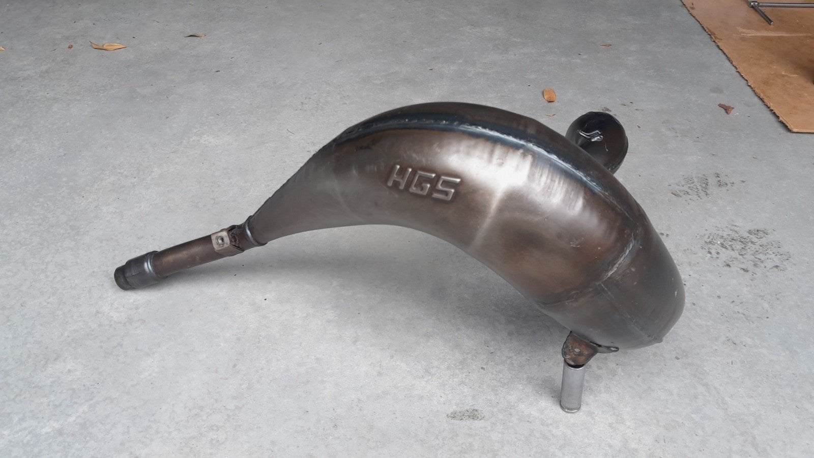 Hgs uilaat + demper carbon yamaha yz250, Ophalen of Verzenden
