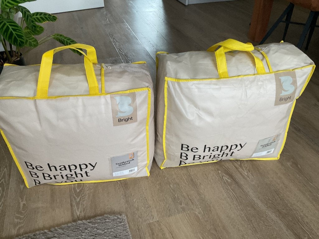 Dekbed zomer en All Season koppelbaar 240x220 14 maanden oud, Knoopsluiting, Wit, Overige materialen, Tweepersoons