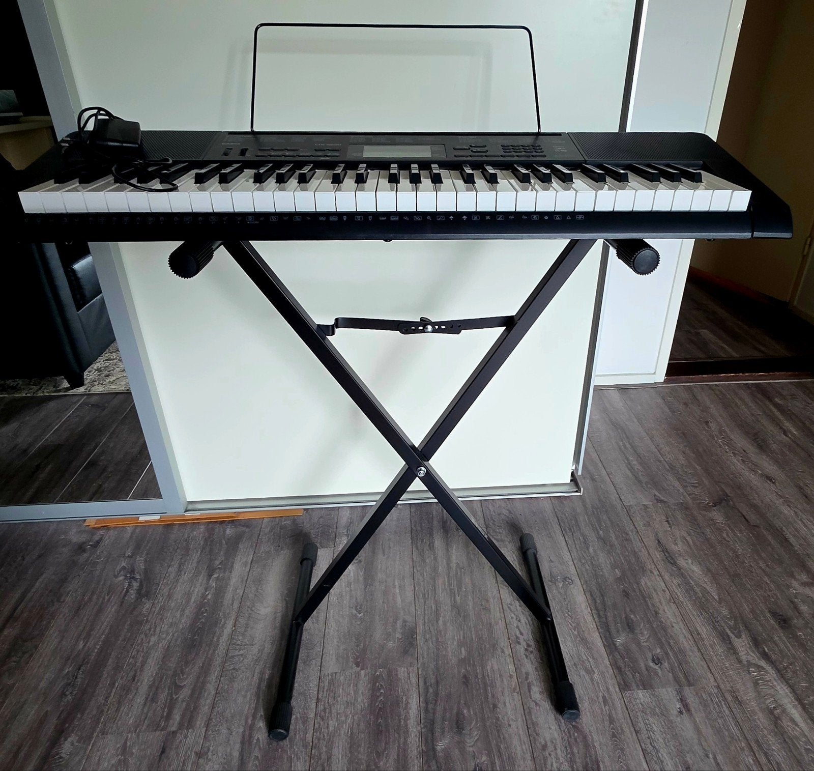 Casio CTK-3200 keyboard met Inox standaard, Muziek en Instrumenten, Ophalen, Casio, 61 toetsen, Met standaard