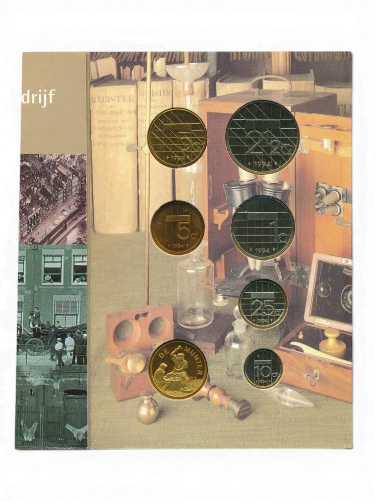 NL Muntset Gulden 1994, 1000 jaar muntbedrijf incl. penning, Ophalen of Verzenden, Koningin Beatrix, Overige waardes, Setje