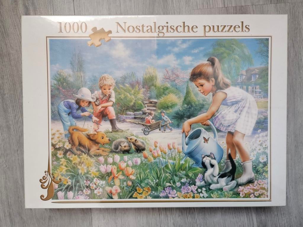 Nostalgische puzzel 1000 stukjes, Ophalen of Verzenden
