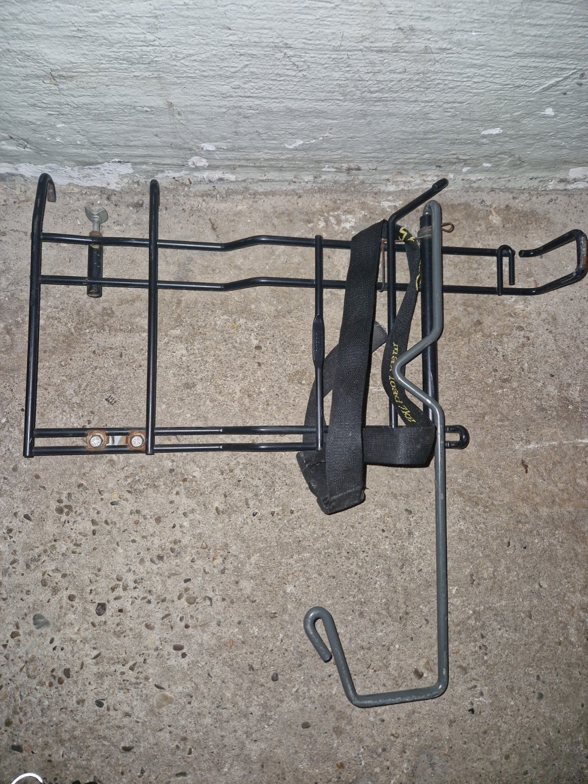 buggy drager voor op de fiets, Ophalen