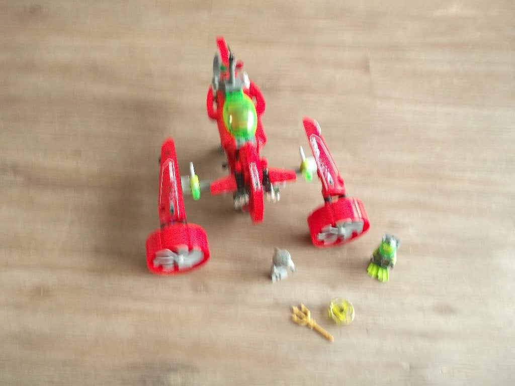 lego atlantis 8060 typhoon turbo sub (2010), Ophalen of Verzenden, Gebruikt, Complete set, Lego