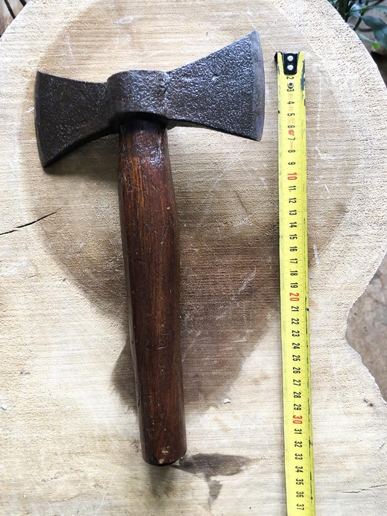 Bijl - double bit, Antiek en Kunst, Antiek | Gereedschap en Instrumenten, Ophalen of Verzenden