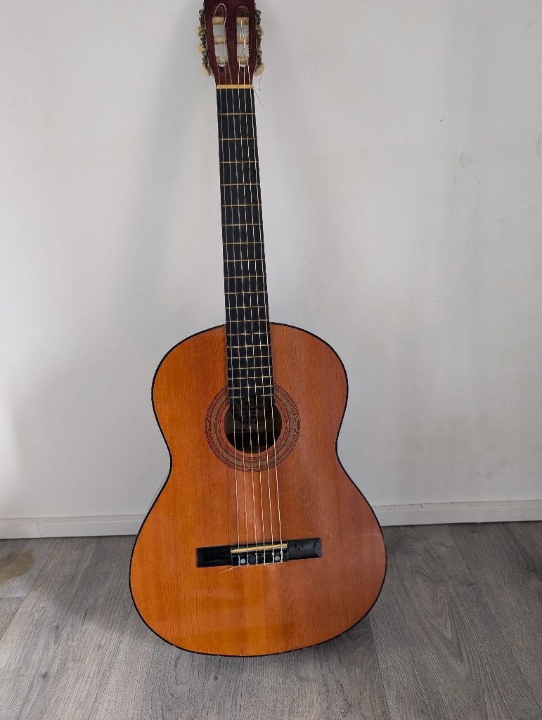 Klassieke gitaar, Muziek en Instrumenten, Snaarinstrumenten | Gitaren | Akoestisch, Ophalen of Verzenden, Gebruikt, Klassieke of Spaanse gitaar