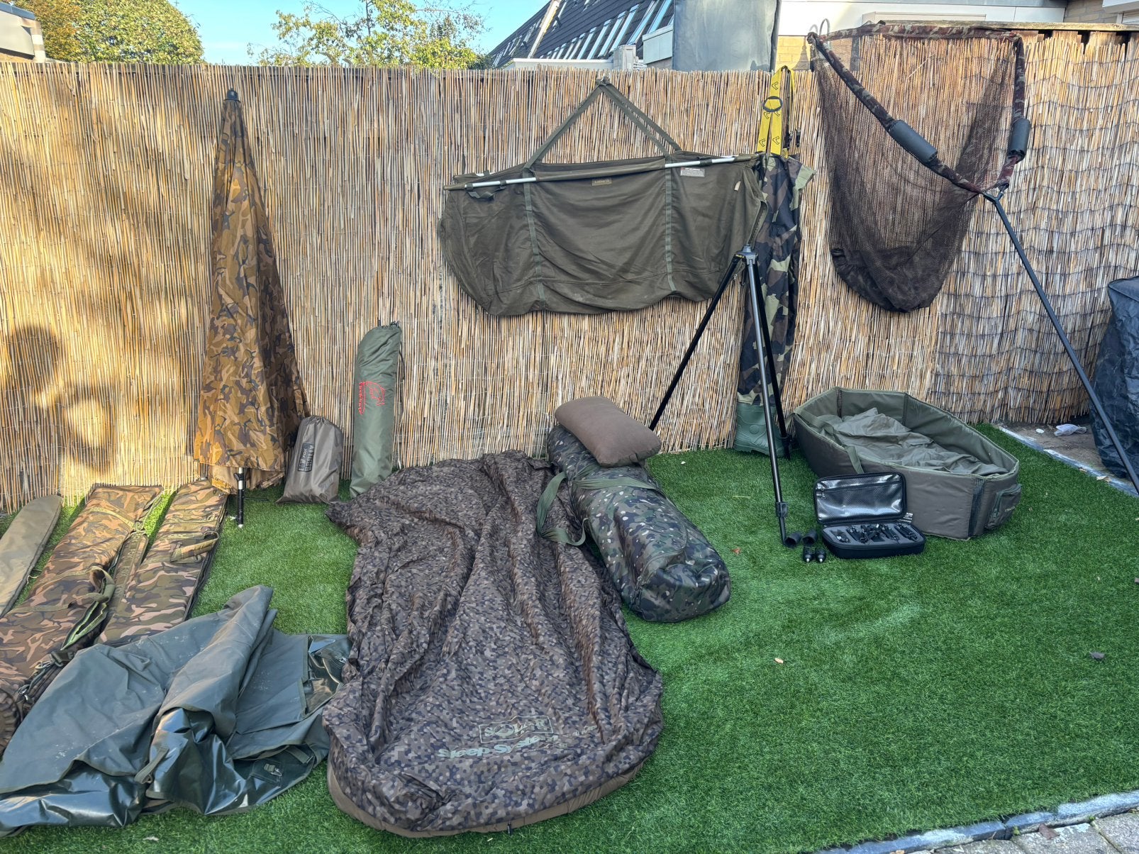 Complete A-Merk Karperset: Trakker, Delkim, Solar, Watersport en Boten, Ophalen of Verzenden, Gebruikt, Complete set