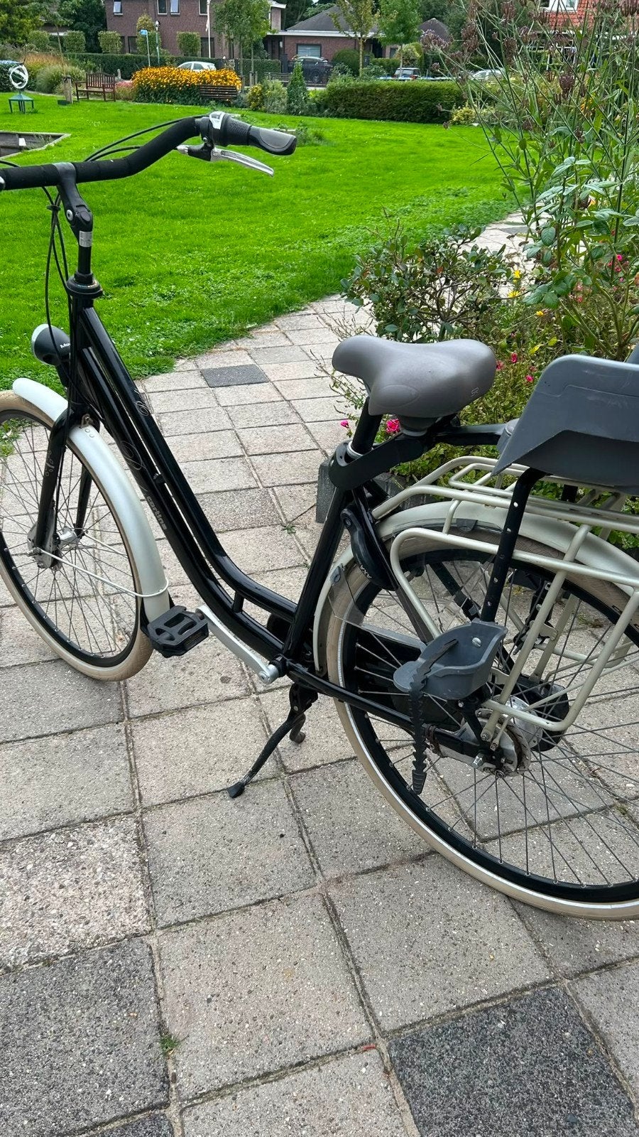 Mooie Cortina moederfiets met kinderzitje, Fietsen en Brommers, Versnellingen, Zo goed als nieuw, 50 tot 53 cm, 1 zitje