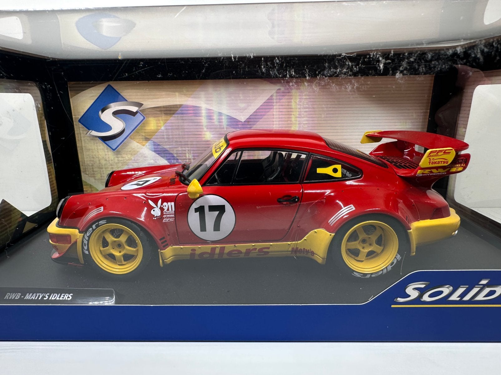 SOLIDO 1:18 PORSCHE 911 RWB RAUHWELT MATYS IDLERS 2016 NIEUW, Ophalen of Verzenden, Nieuw, Auto, Solido