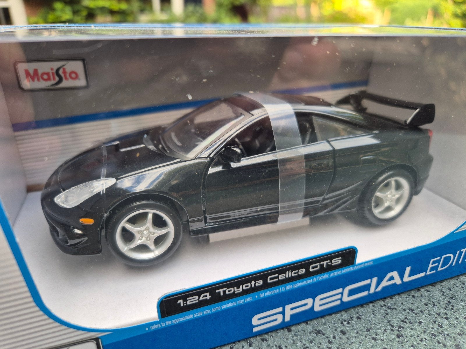 Toyota Celica T23 2004 zwart GT-S 1:24 Maisto nieuw, Ophalen of Verzenden, Nieuw, Auto, Maisto