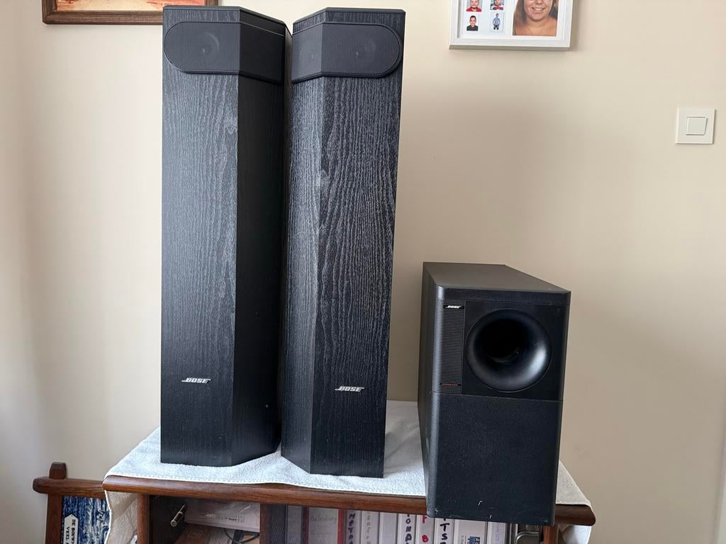 Bose Acoustimass 5 Series III Direct/Reflecting speakers, Ophalen, Gebruikt, Complete surroundset, Bose