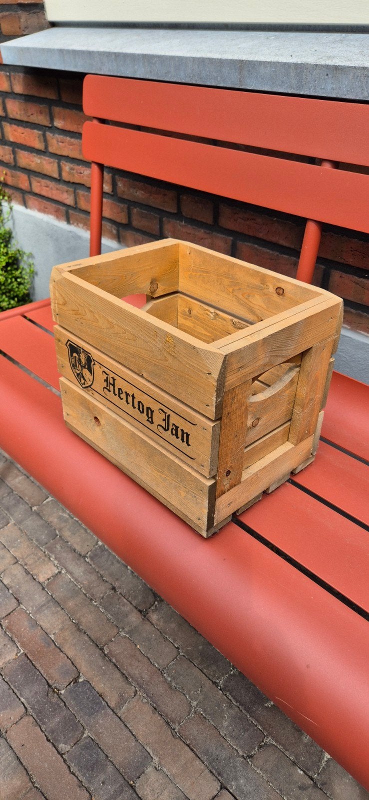 Hertog Jan houten kratje., Ophalen, Minder dan 50 cm