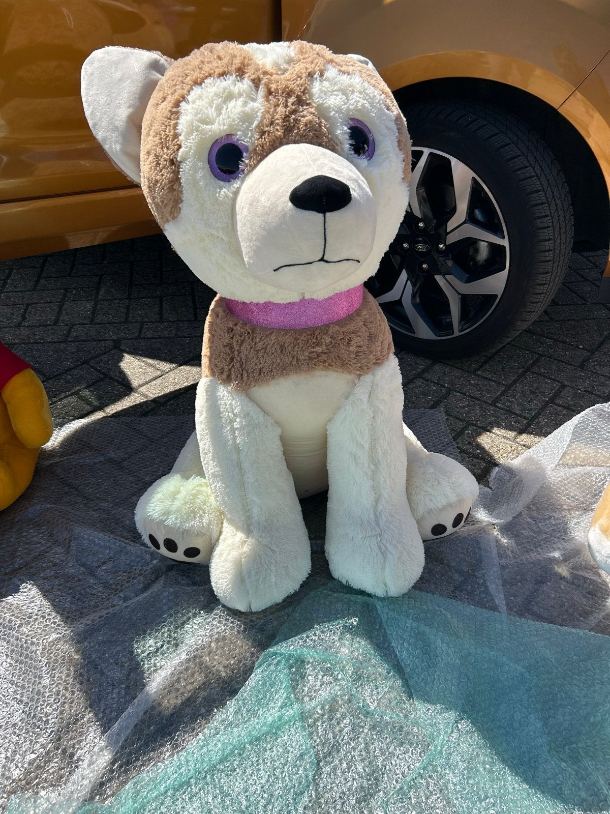 Grote knuffel hond, goede staat, Ophalen, Hond, Zo goed als nieuw, Middelgroot (20 tot 80 cm)