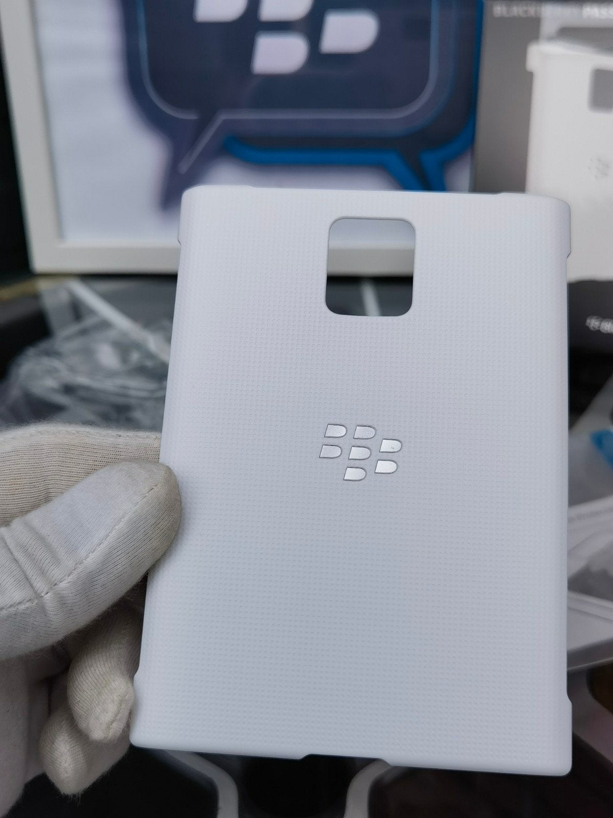 Nieuw Origineel hard cover en screenpotector voor blackberry, Ophalen of Verzenden, Nieuw, Hoesje of Tasje