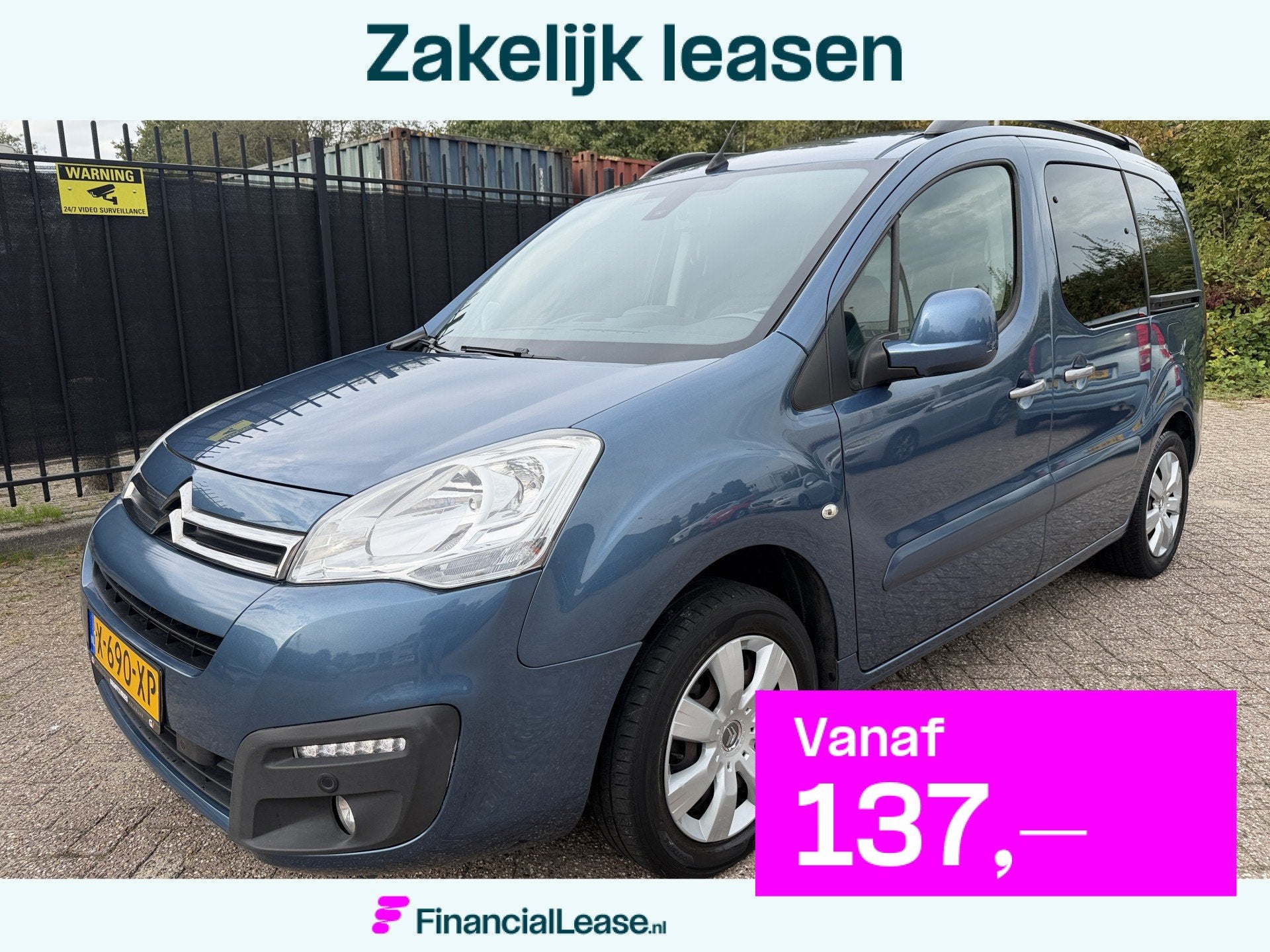 Citroën Berlingo 1.2 PureTech XTR Clima/Navi/Camera/Cruise/, Voorwielaandrijving, Stof, Gebruikt, 1199 cc