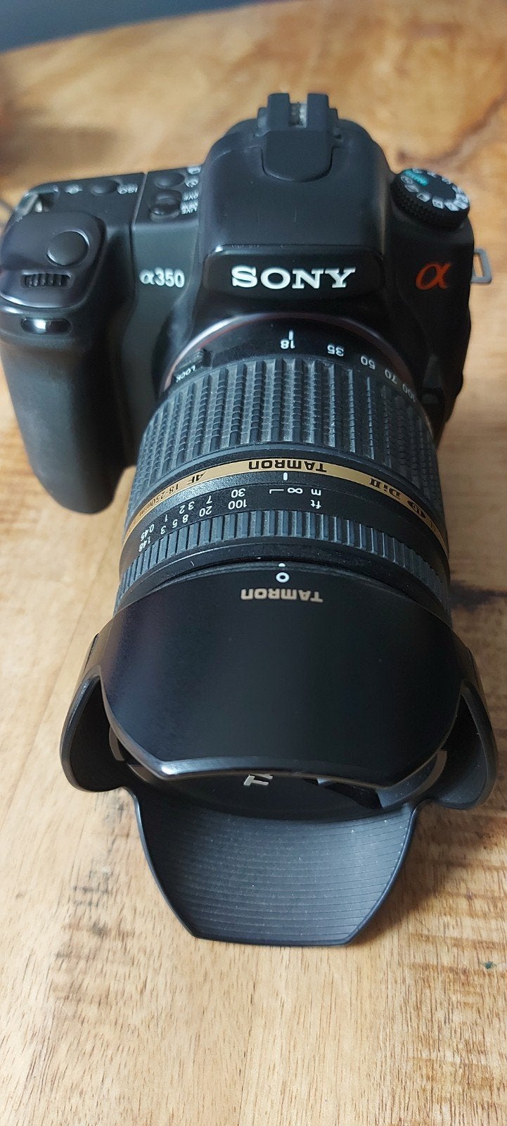 Sony A350 camera met Tamron 18-250 lens en accessoires, Ophalen, Sony, 8 keer of meer