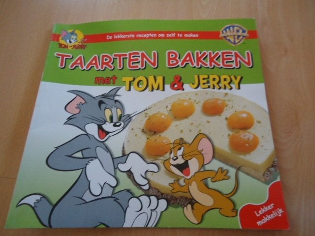 Taarten bakken met Tom & Jerry, Ophalen of Verzenden, Zo goed als nieuw, Taarten, Boek of Tijdschrift
