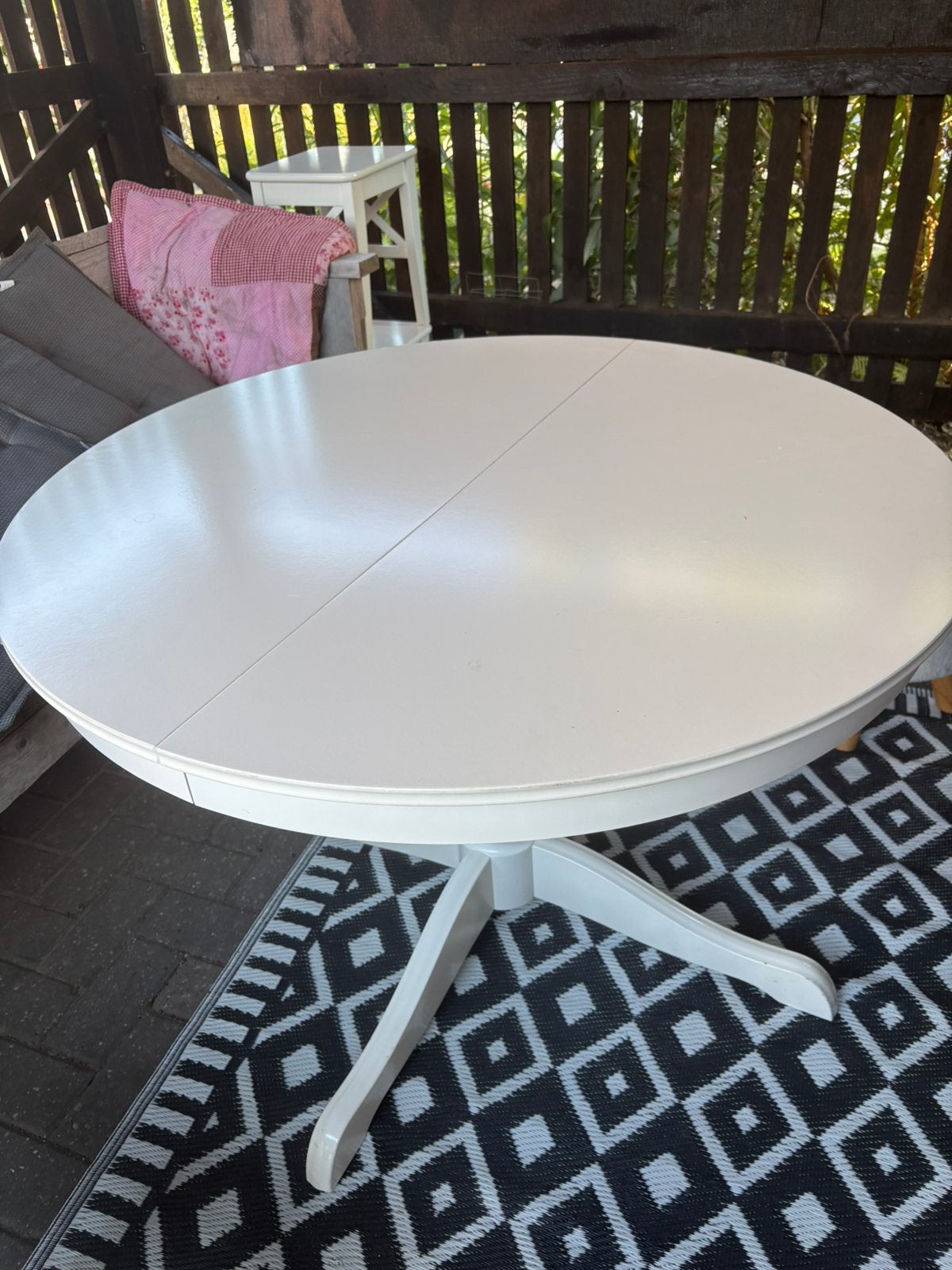 Eettafel rond ikea wit, Ophalen, Rond
