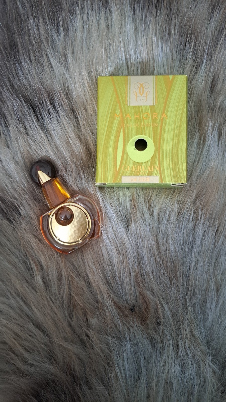 Guerlain Mahora Eau de Parfum 5ml - Vintage Miniatuur, Sieraden, Tassen en Uiterlijk, Uiterlijk | Parfum, Ophalen of Verzenden