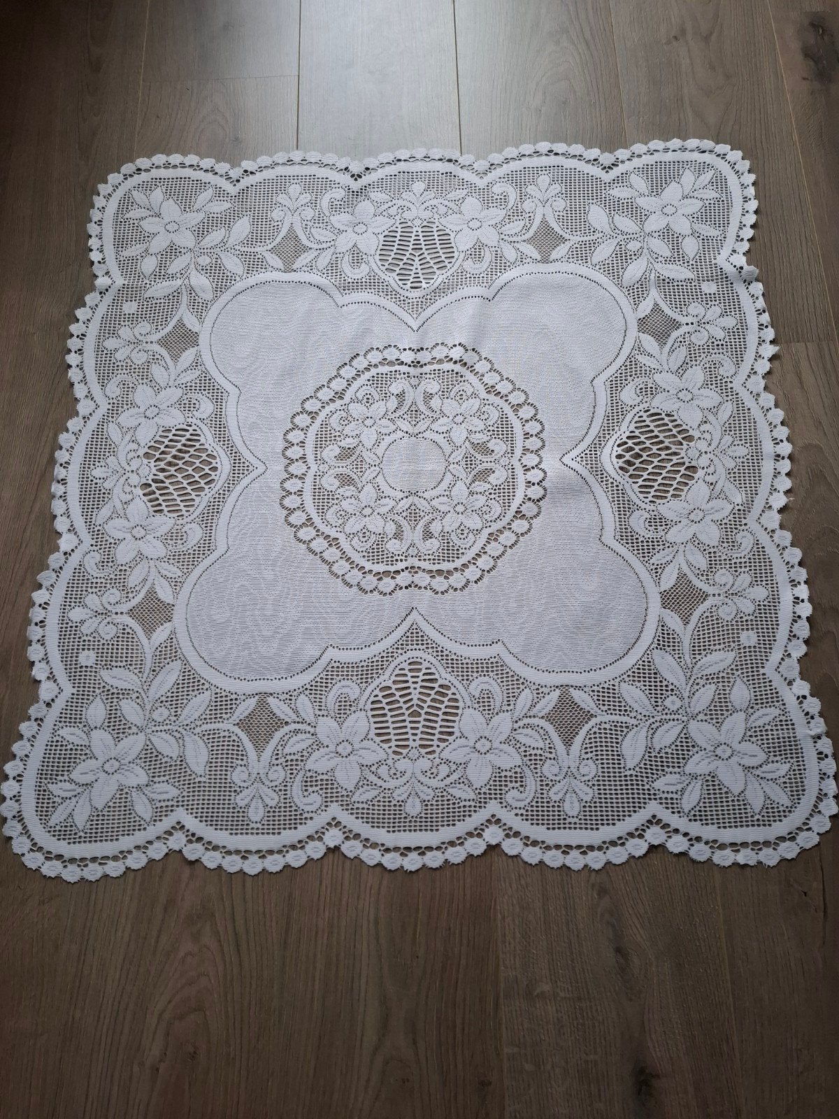 Vierkant wit kleedje, Ophalen of Verzenden, Vierkant
