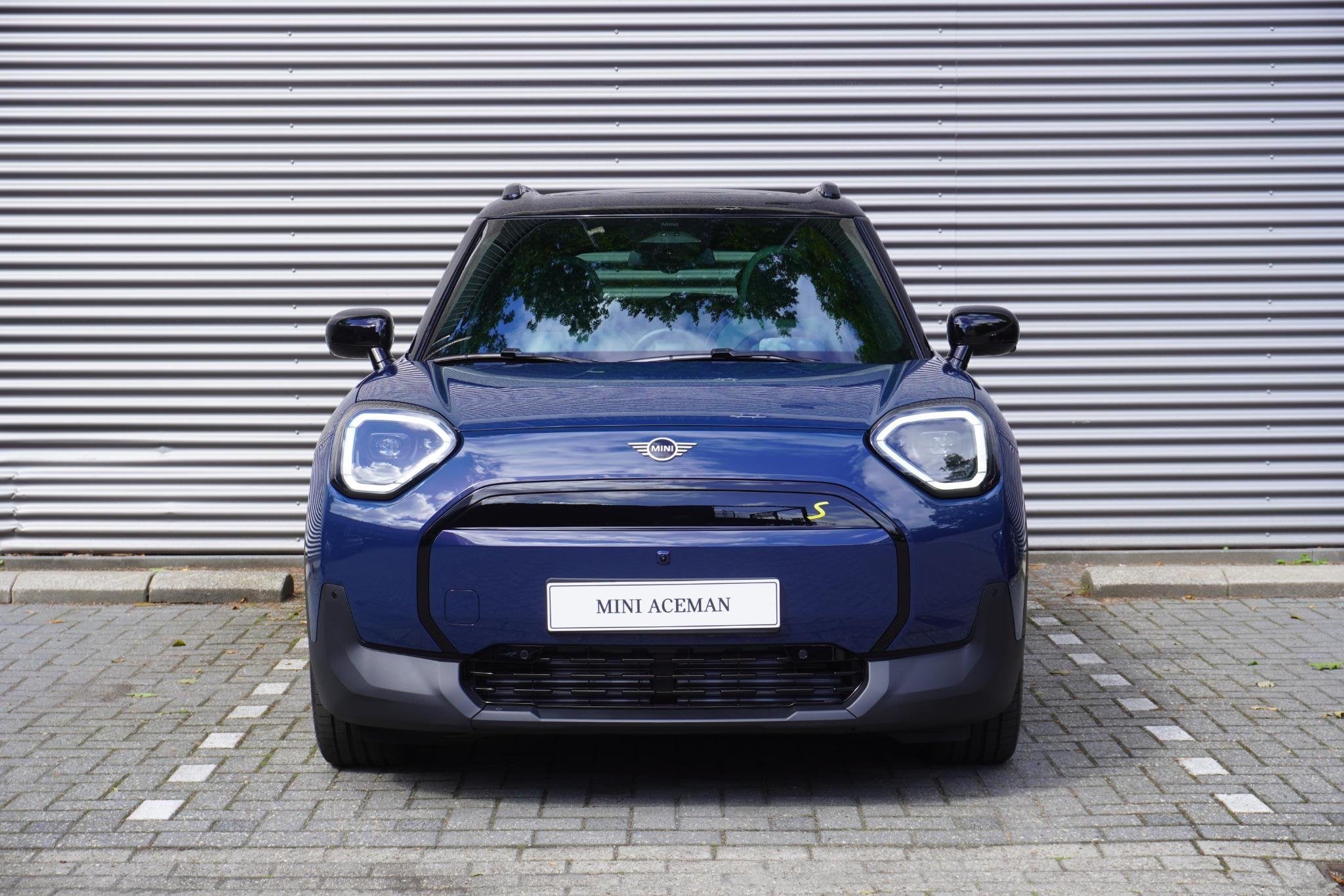 MINI Aceman SE Classic Trim | Pakket L, Blauw, Leder en Stof, 218 pk, Aceman