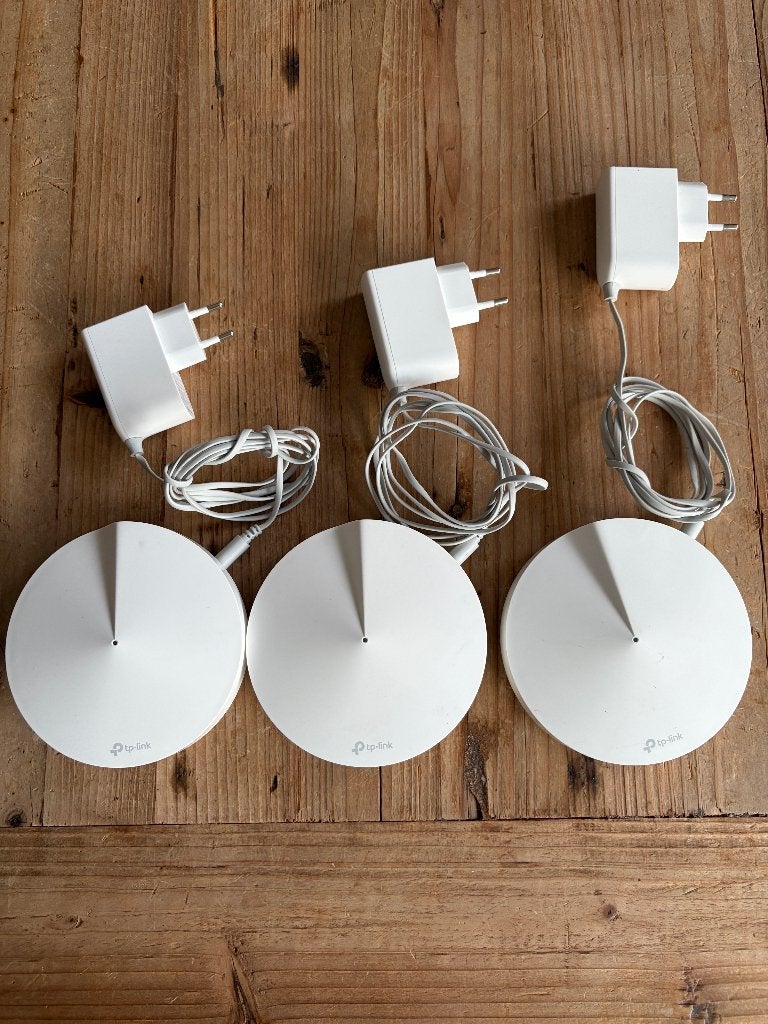 TP-Link Deco M5 Whole Home Mesh Wi-Fi Systeem (3-pack), Ophalen of Verzenden, Zo goed als nieuw, Router, TP Link TP-Link Archer