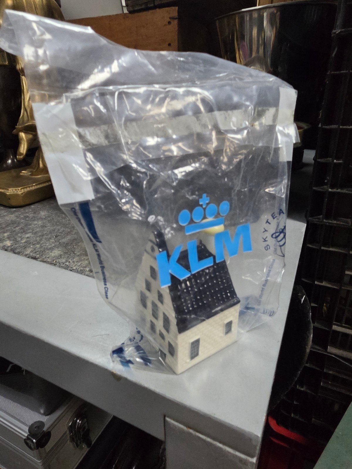 KLM Delfts Blauw huisje nr. 35 - BOLS, Verzamelen, Ophalen of Verzenden, Nieuw, 21 t/m 40, Gevuld