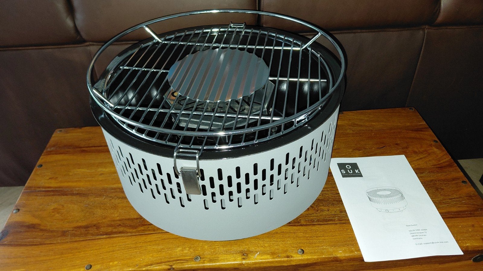Souk One Tafel BBQ met actieve ventilatie, Ophalen of Verzenden, Nieuw, Souk, Met accessoires