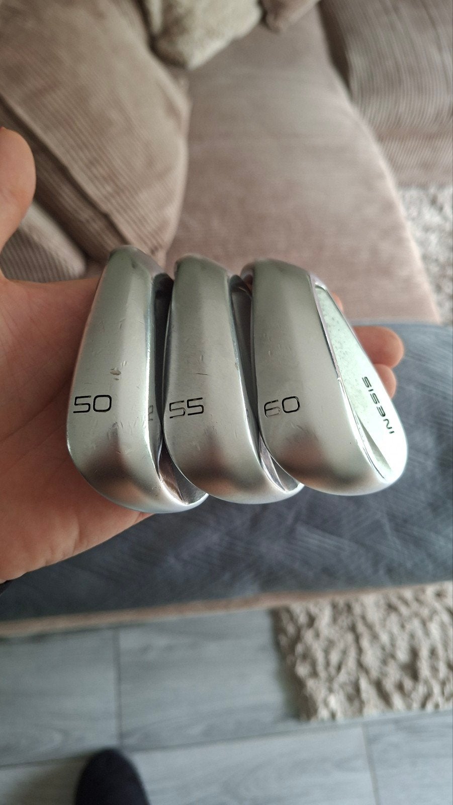 inesis 500 wedges, R flex, midsize grips., Ophalen, Gebruikt, Club, Overige merken