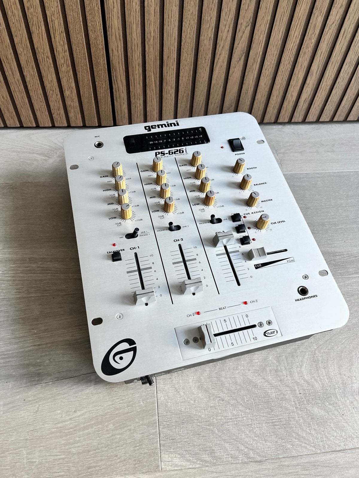 Gemini PS-626i DJ Mixer - Crossfader moet vervangen, Ophalen, Gebruikt, Dj-set, Overige merken