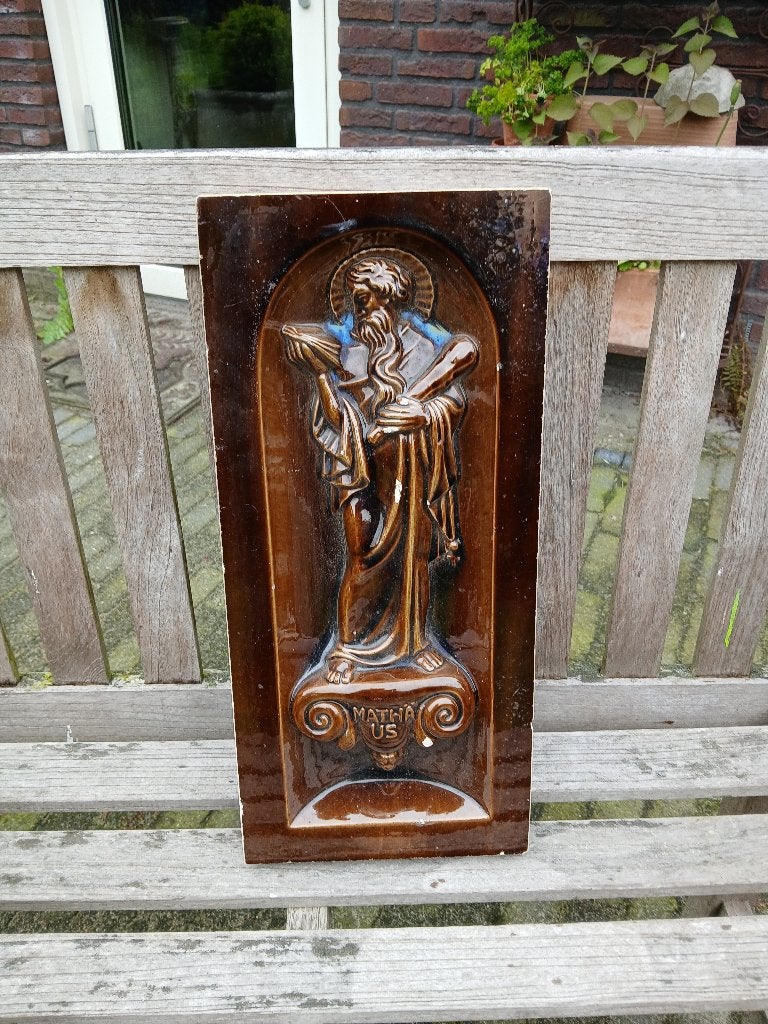 patroonheilige  Sint Mattheus van de boekhouders, orgineel., Antiek en Kunst, Ophalen