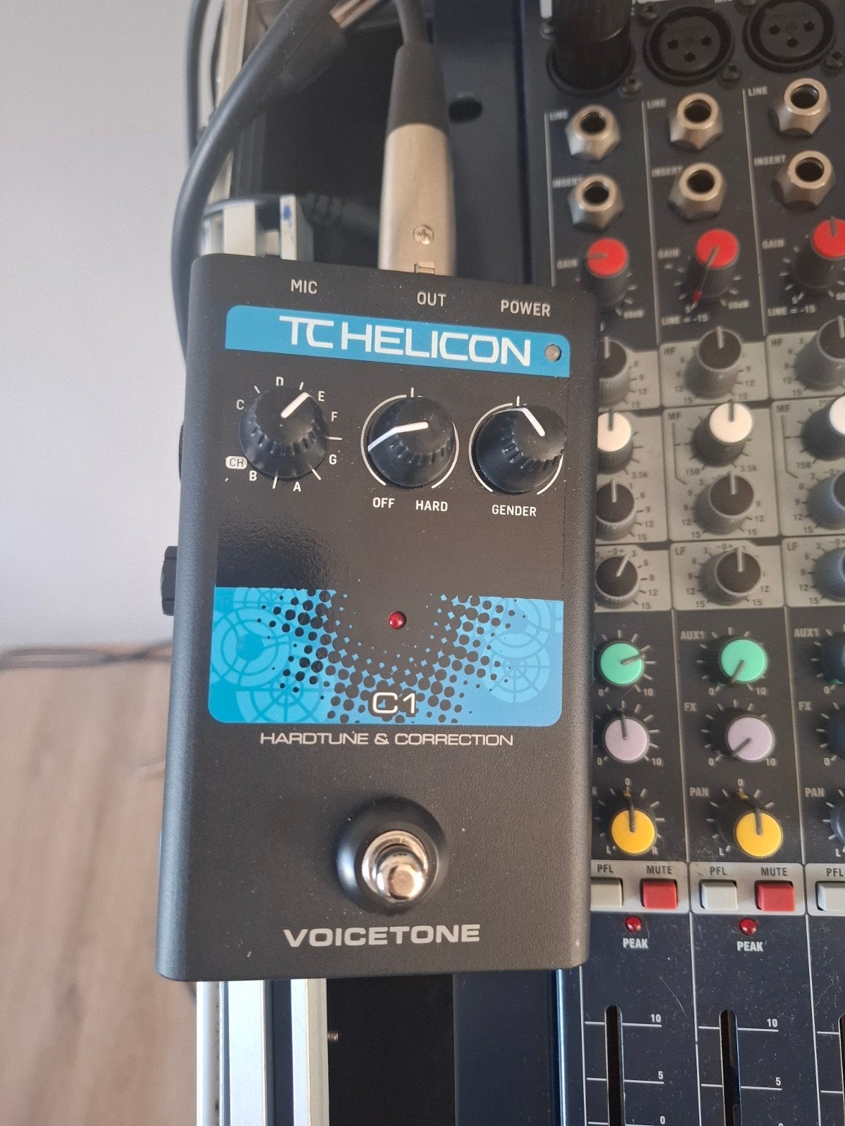 TC Helicon VoiceTone C1 Vocal Effectpedaal, Ophalen of Verzenden, Zo goed als nieuw, Overige typen