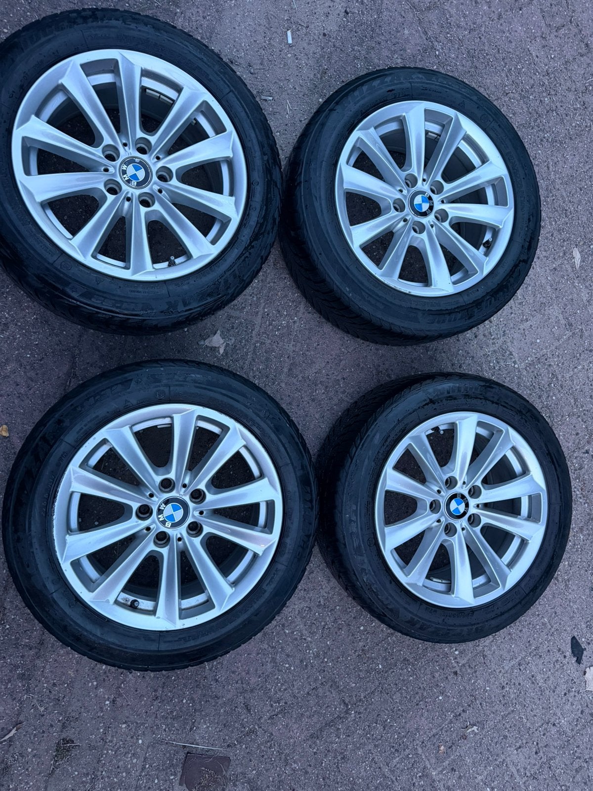Bmw velgenset 17 inch 225/55 r17 97h, Ophalen, Gebruikt