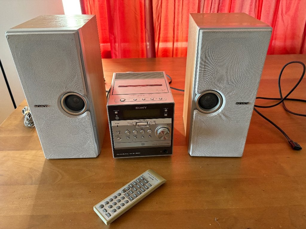 Sony stereo miniset, Ophalen, Gebruikt, Microset, Tuner of Radio