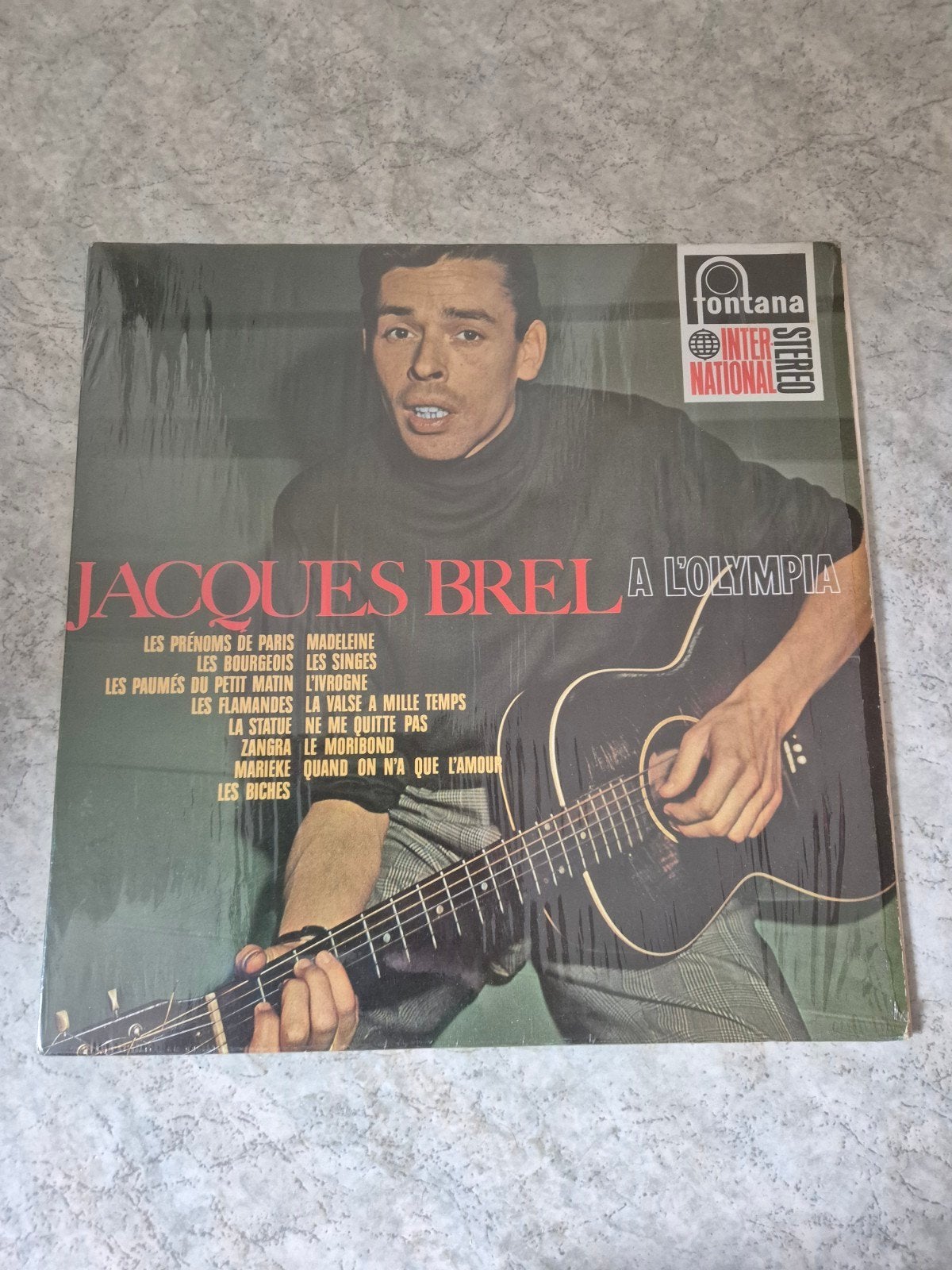Lp jacoues Brel, Ophalen, Gebruikt, 12 inch
