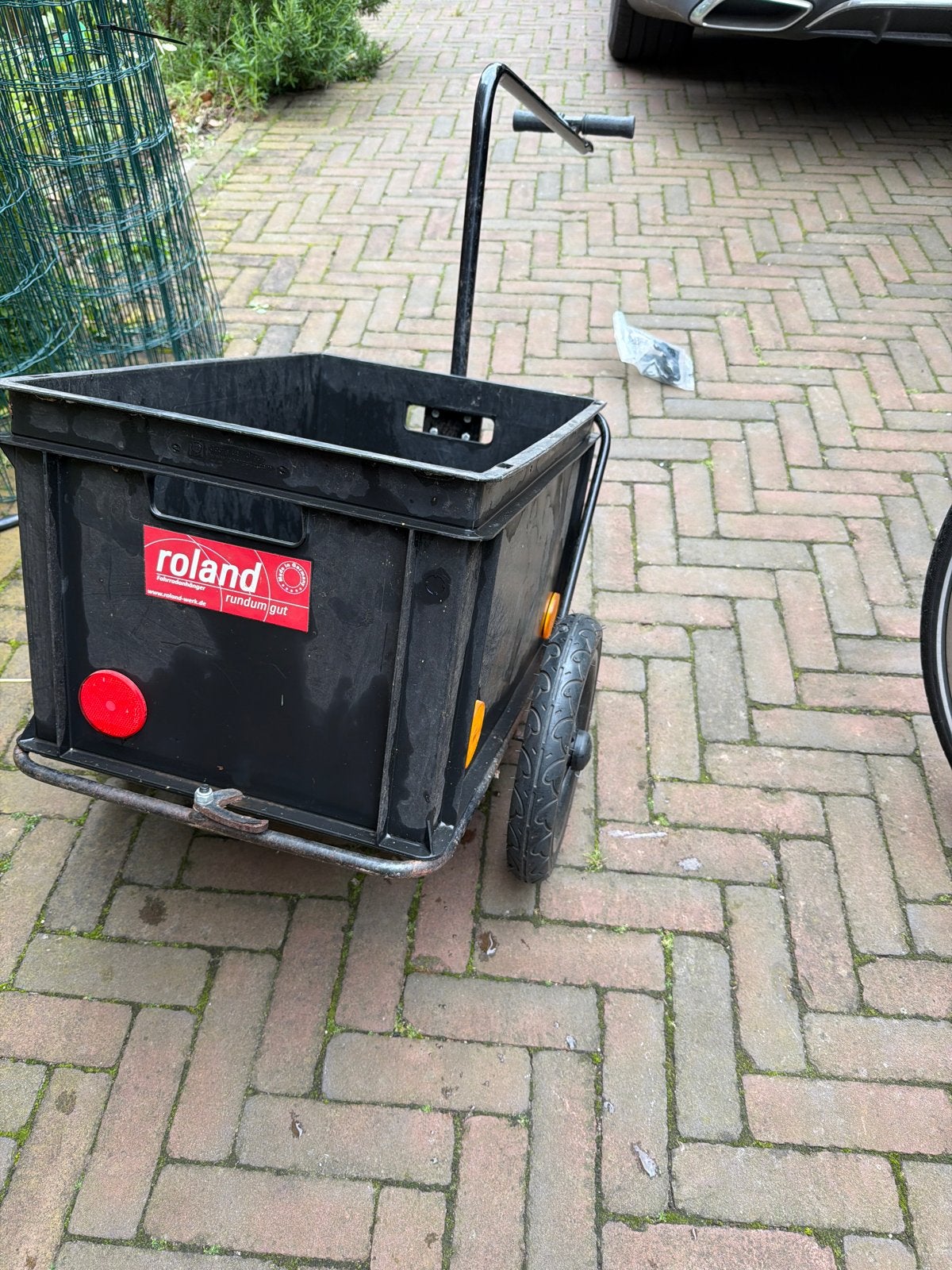 Roland Fietskar - Handige Bagagekar voor Fiets, Ophalen, Gebruikt, Bagagekar, 40 tot 60 kg
