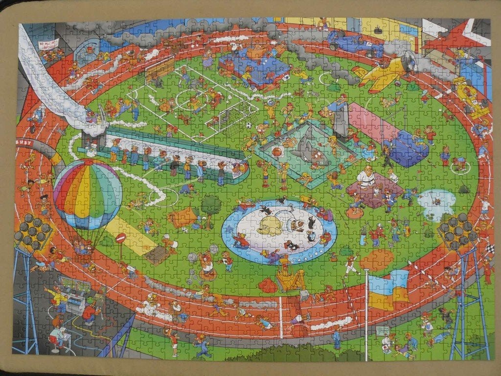 Goliath That’s life puzzel Sport., Hobby en Vrije tijd, Denksport en Puzzels, Ophalen of Verzenden, 500 t/m 1500 stukjes, Zo goed als nieuw