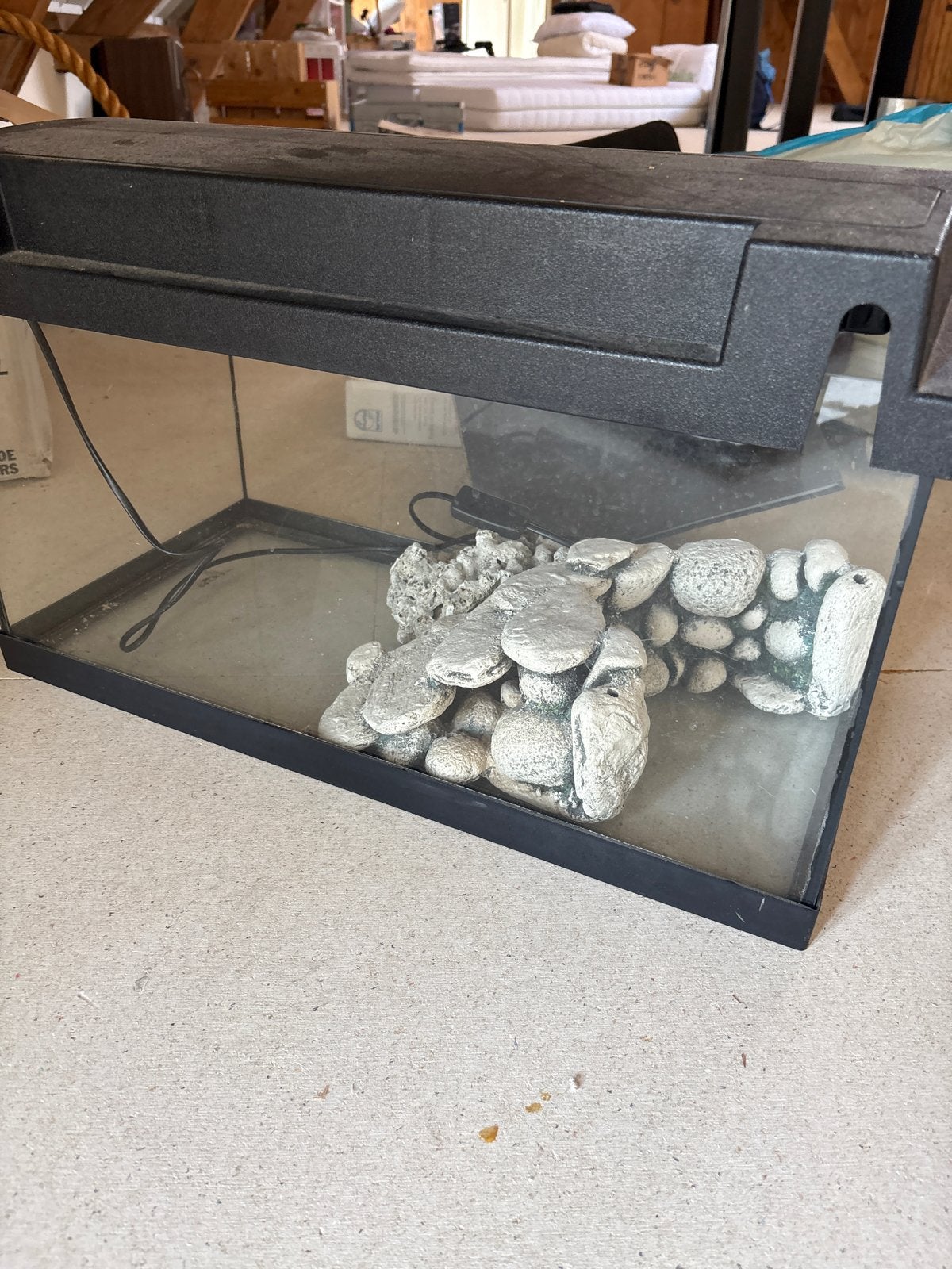 Terrarium of aquarium, Dieren en Toebehoren, Vissen | Aquaria en Toebehoren, Ophalen, Leeg aquarium