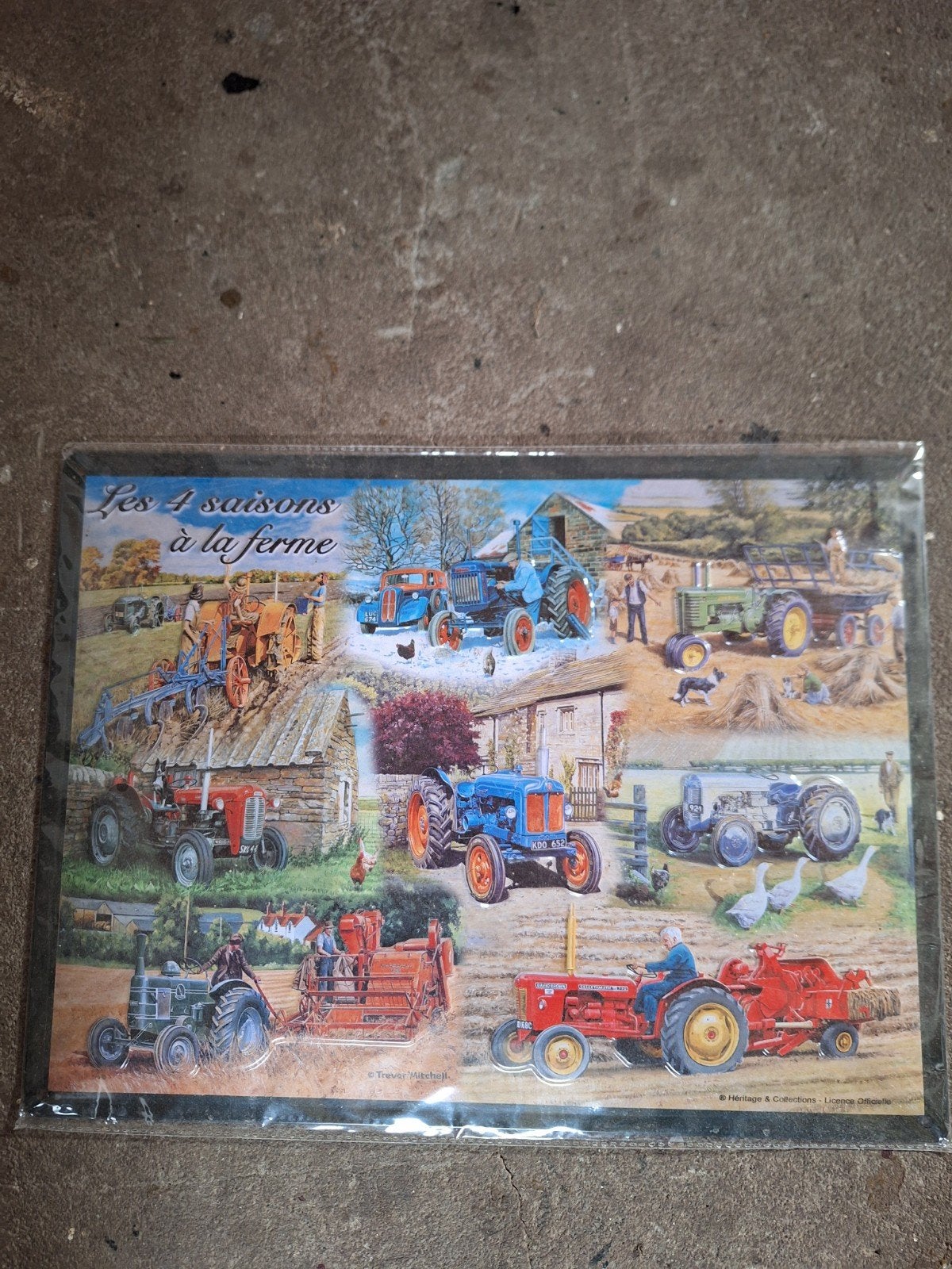 Vintage Fordson Tractoren en Ford Farming Metalen Borden, Ophalen of Verzenden, Gebruikt, Motoren