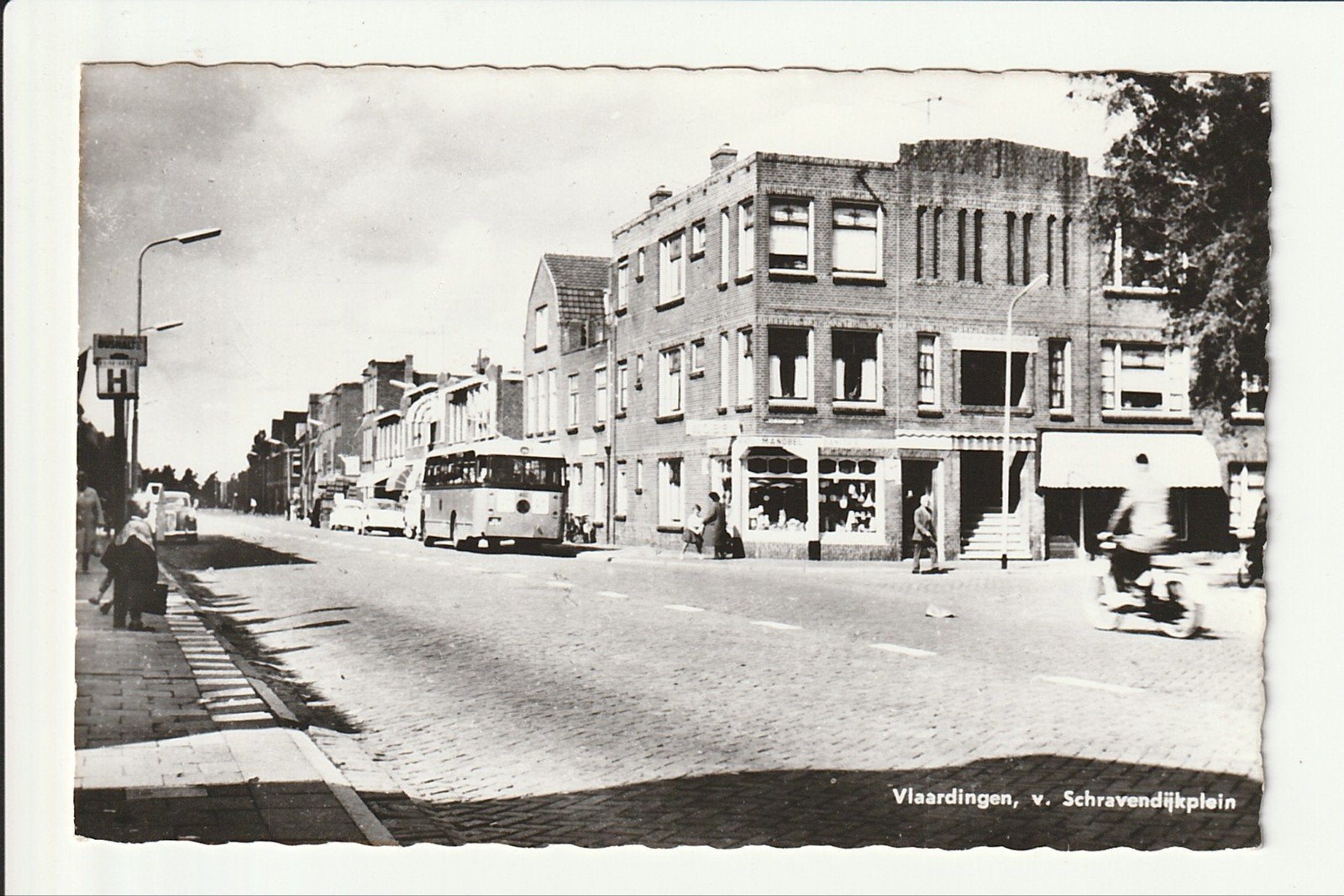 VLAARDINGEN VAN SCHRAVENDIJKPLEIN BUSHALTE RET SAURER HAINJE, Ophalen of Verzenden, 1960 tot 1980, Ongelopen, Zuid-Holland