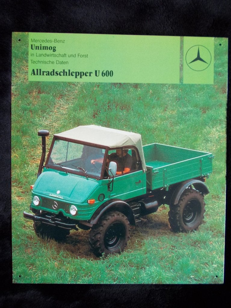 Unimog, Ophalen of Verzenden, Nieuw, Reclamebord