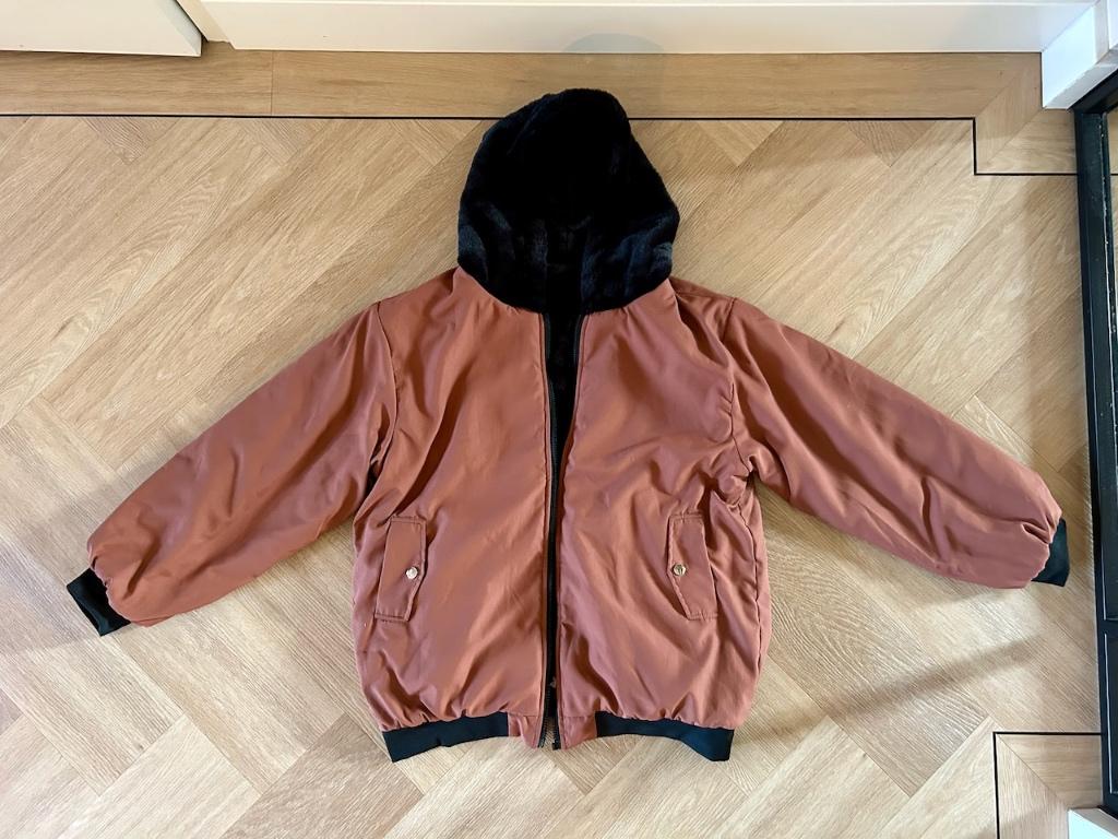 *NIEUW!* Faux fur gevoerde winterjas, bruin, Asos, maat S, Bruin, Nieuw, Ophalen of Verzenden, Maat 36 (S)