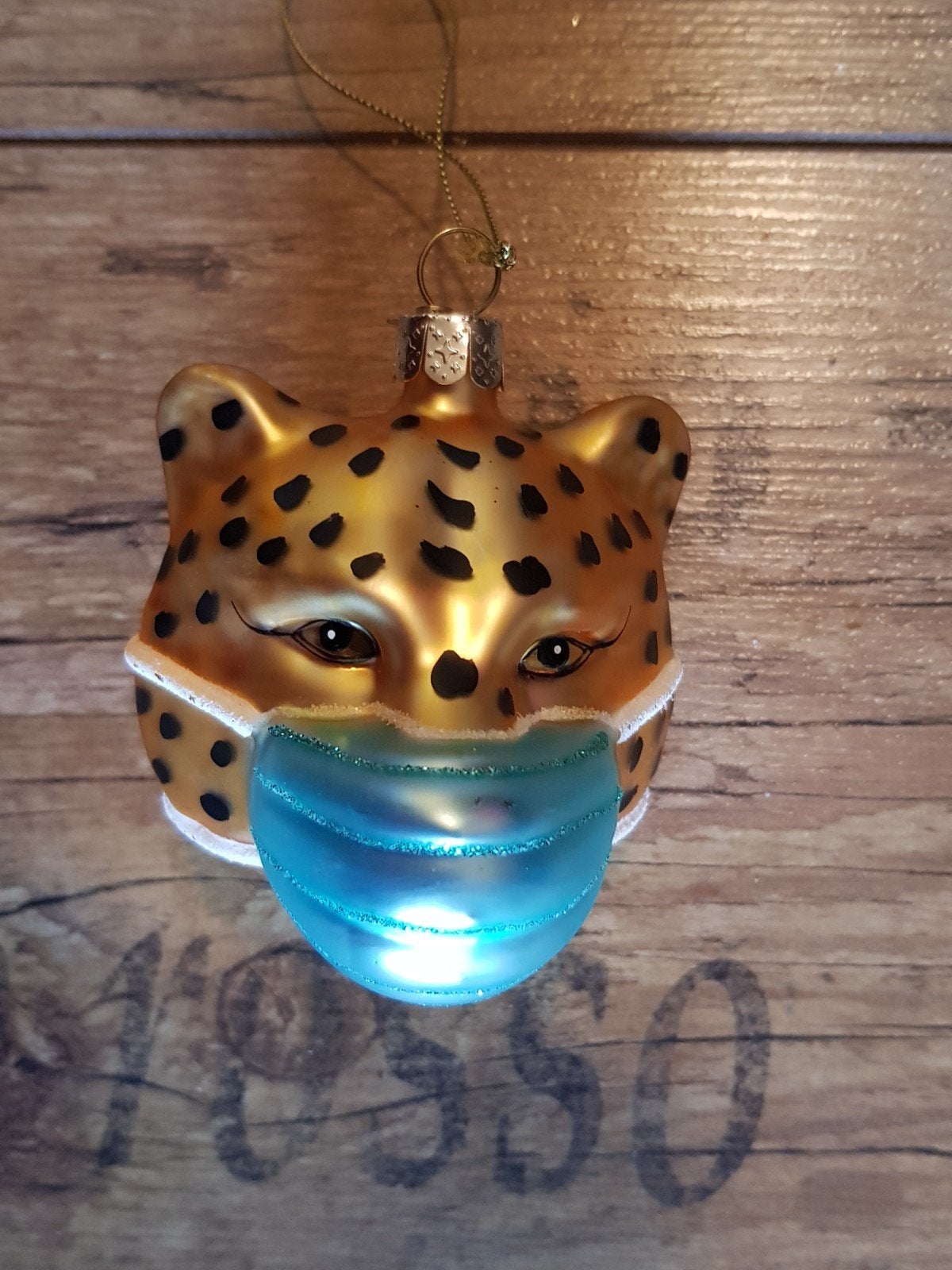 kerstbal leeuw kerst ornament vondel, Ophalen of Verzenden, Nieuw
