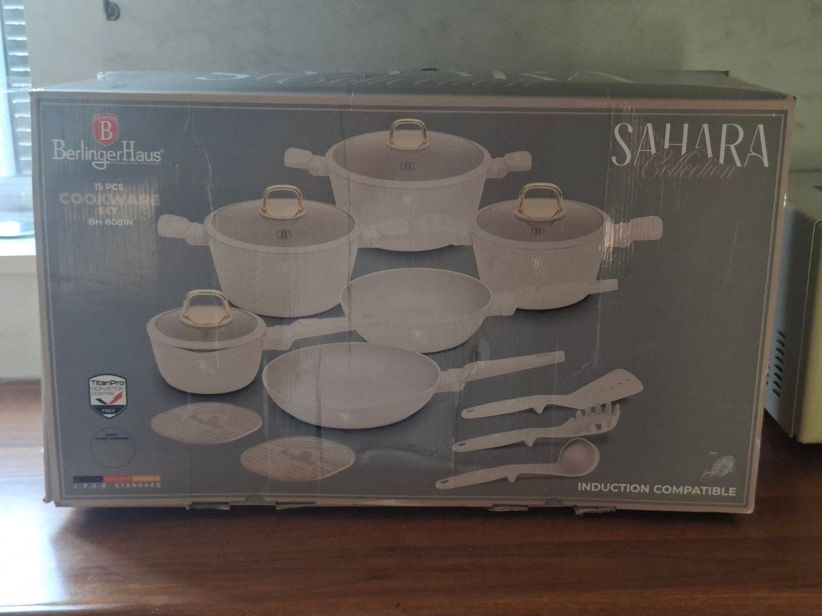 Berlinger Haus Sahara Collection 15-delige pannenset, Ophalen