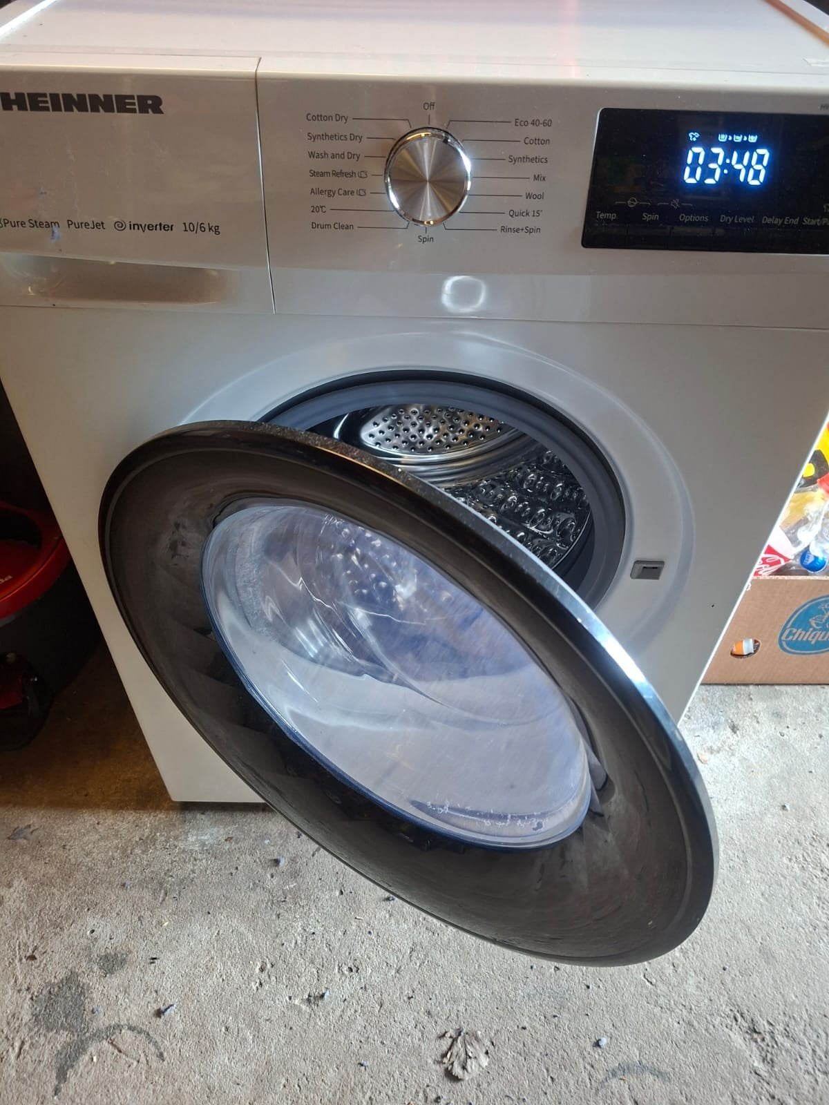 Heinner Wasmachine met Droogfunctie - 10/6 kg Inverter, Witgoed en Apparatuur, Wasmachines, 1200 tot 1600 toeren, 10 kg of meer