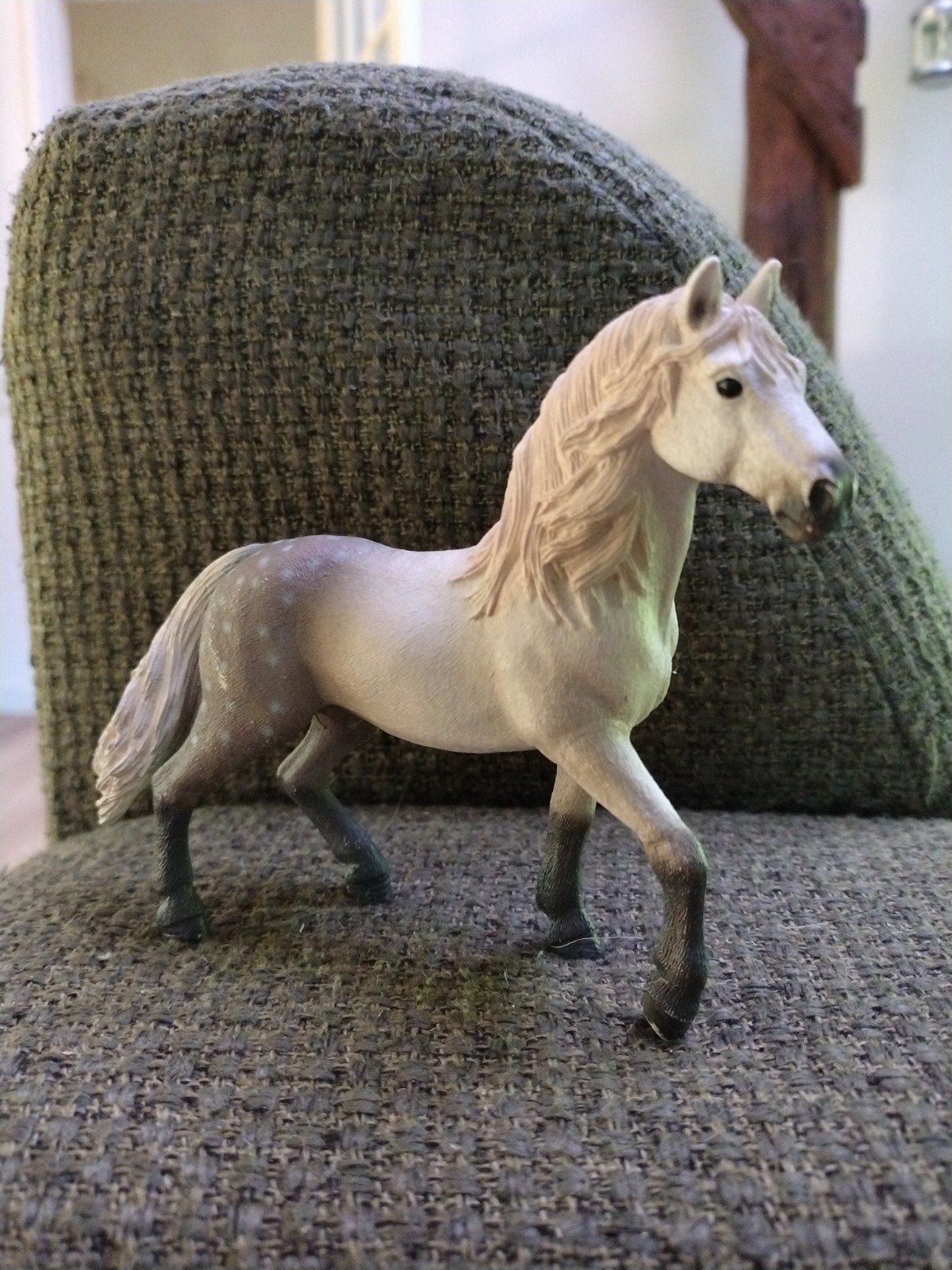 Schleich paard Andalusische Hengst, Ophalen of Verzenden, Gebruikt