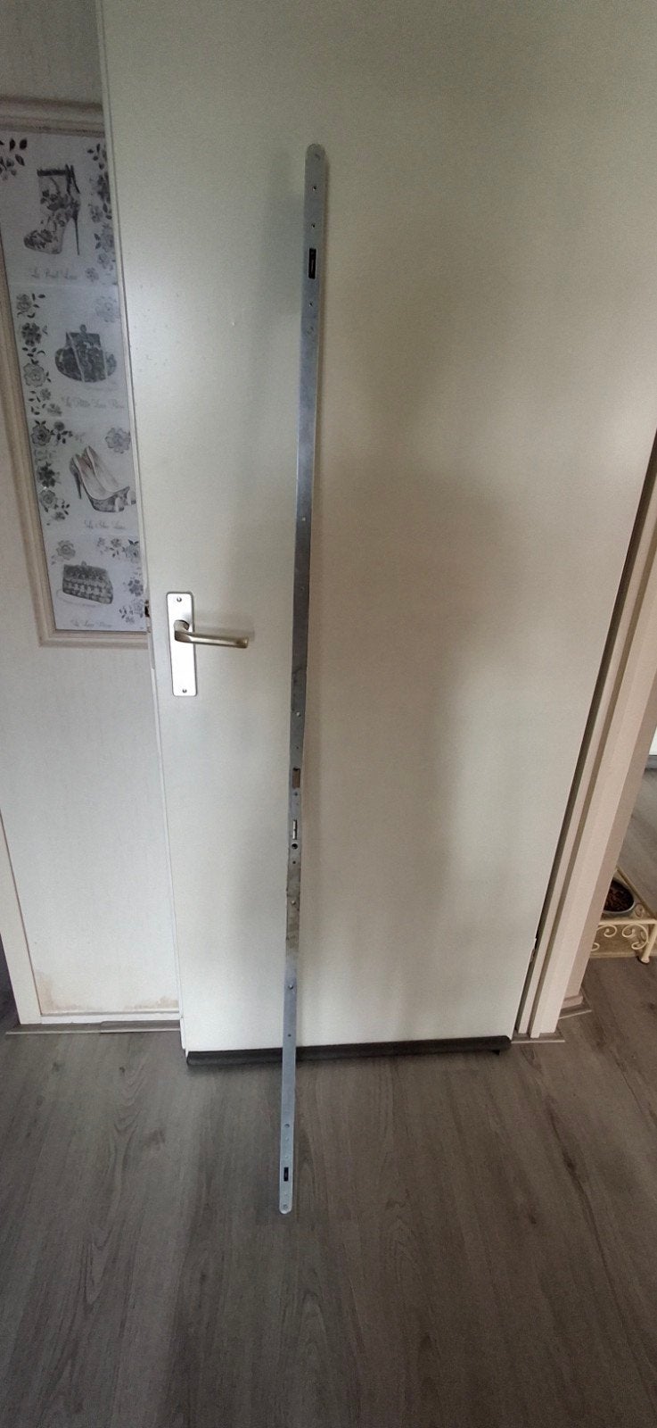 Driepuntssluiting deurslot, degelijke kwaliteit, 1.70 cm, Doe-het-zelf en Verbouw, Ophalen, Gebruikt, IJzer, Slot